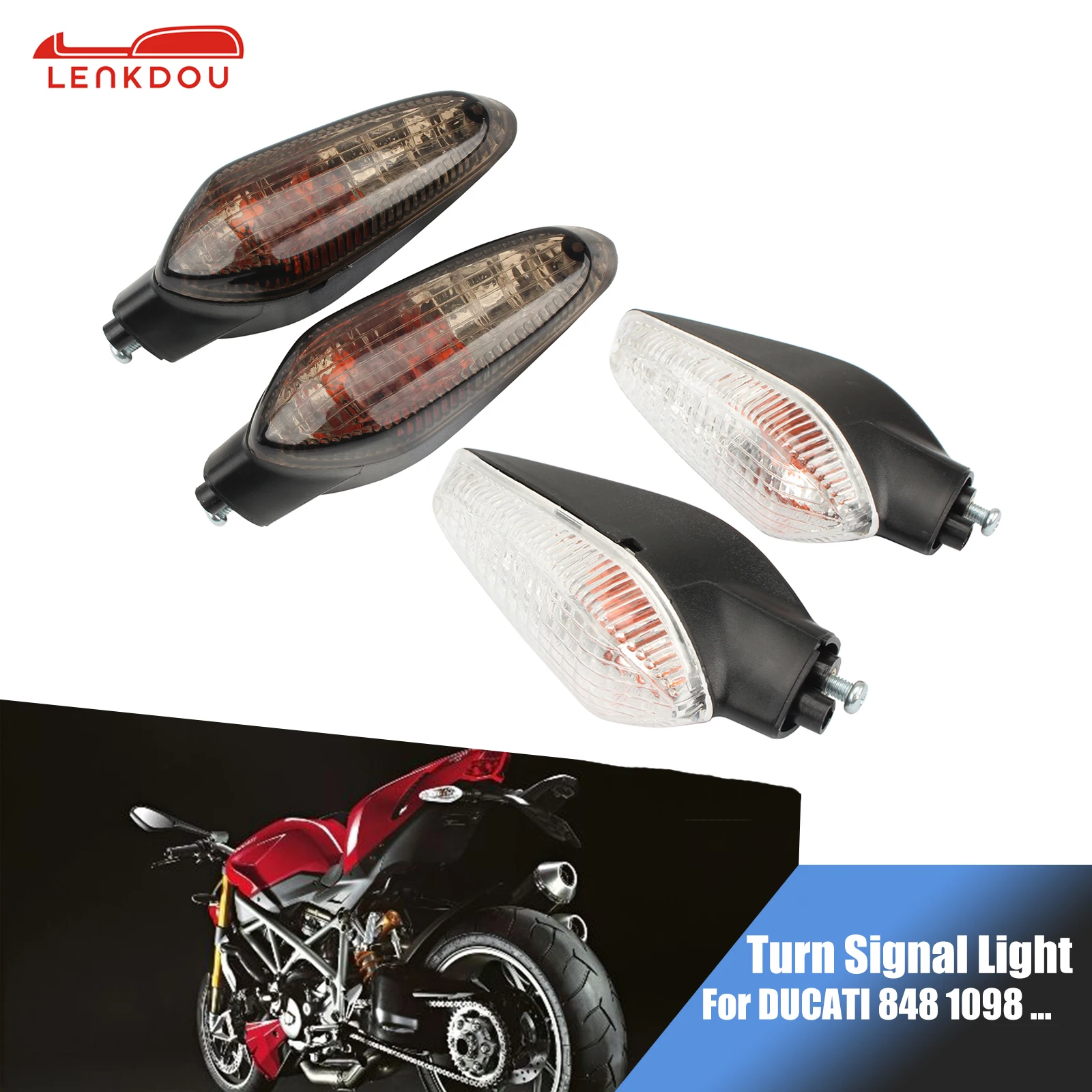 

Rear Turn Signal Indicator Light For DUCATI 848 EVO 1098 1198 S R Panigale 899 959 V2 1199 1299 Motorcycle Accessories Blinker