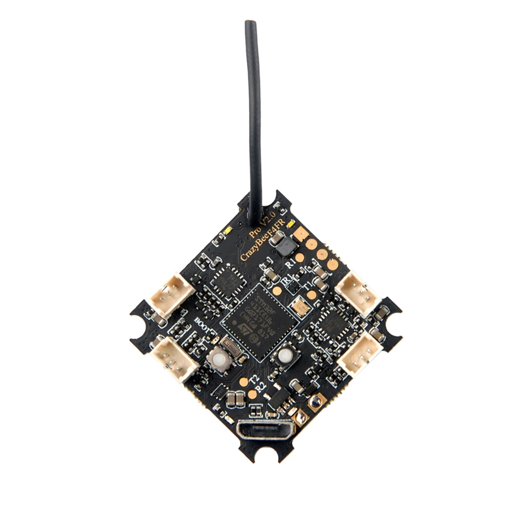 HappyModel Crazybee F4 Pro V2.0 Контроллер полета BLHELIS 5A ESC SPI приемники для FPV Tinywhoop Cinewhoop Drone Mobula7