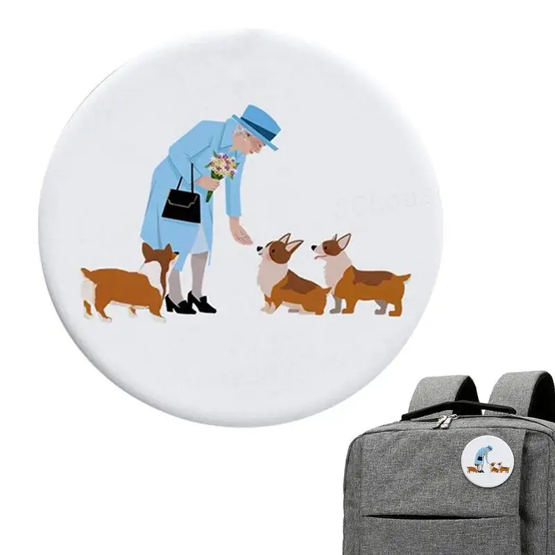 

Королева Елизавета II Платиновый юбилейный кулон королева воспоминание платины юбилейный подвесной Декор дерево брелок для ключей с орнаме...