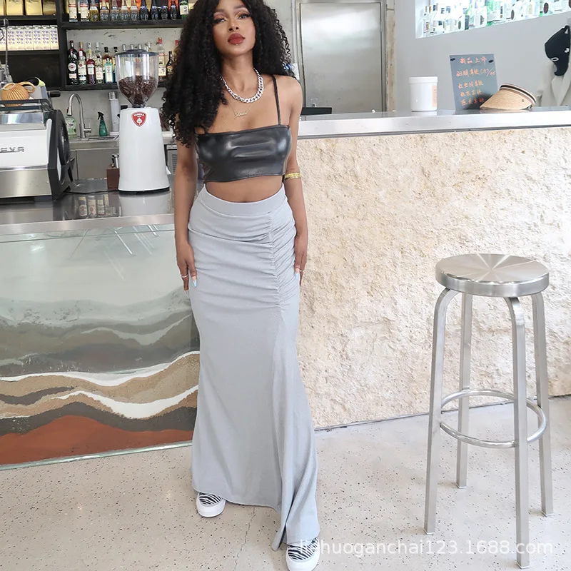 

2022 New Women Skirt Mini Bodycon Skirt Office Women Slim Knee Length High Waist Stretch Sexy Pencil Skirts night club party