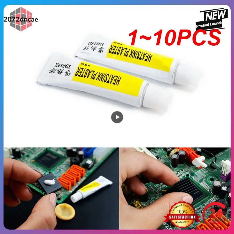 

1~10PCS 5g Thermal Pads Conductive Heatsink Plaster Viscous Adhesive Glue For Chip VGA RAM LED IC Cooler Radiator Cooling