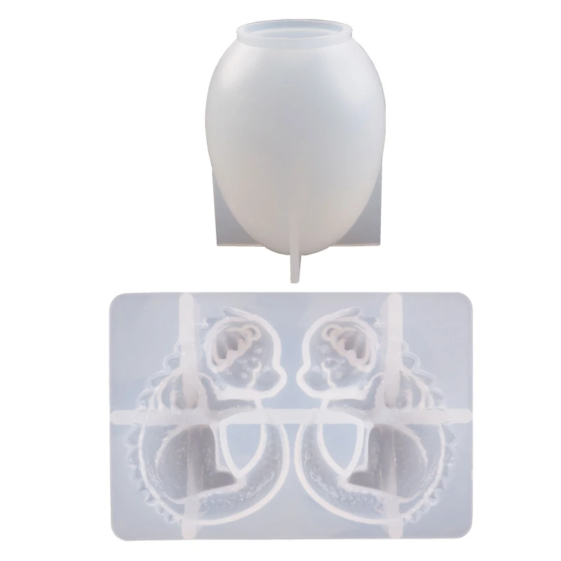 Ночной светильник Dragon Egg необычный набор силиконовых форм с деревянной