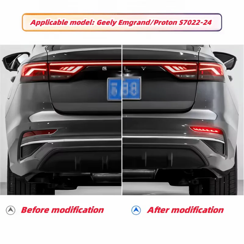 Подходит для 22-23 Geely Emgrand фонарь заднего бампера Proton S70 модифицированный
