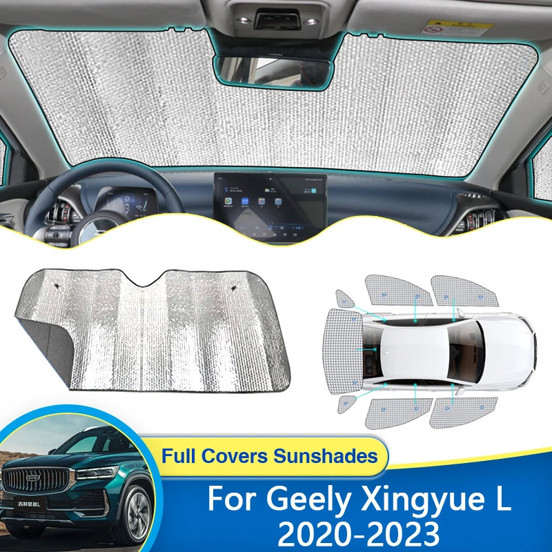 

For Geely Xingyue L Monjaro KX11 2020 2021 2022 2023 Car Visor Interiors Accessories Sun Protection Windshields Window Sunshades