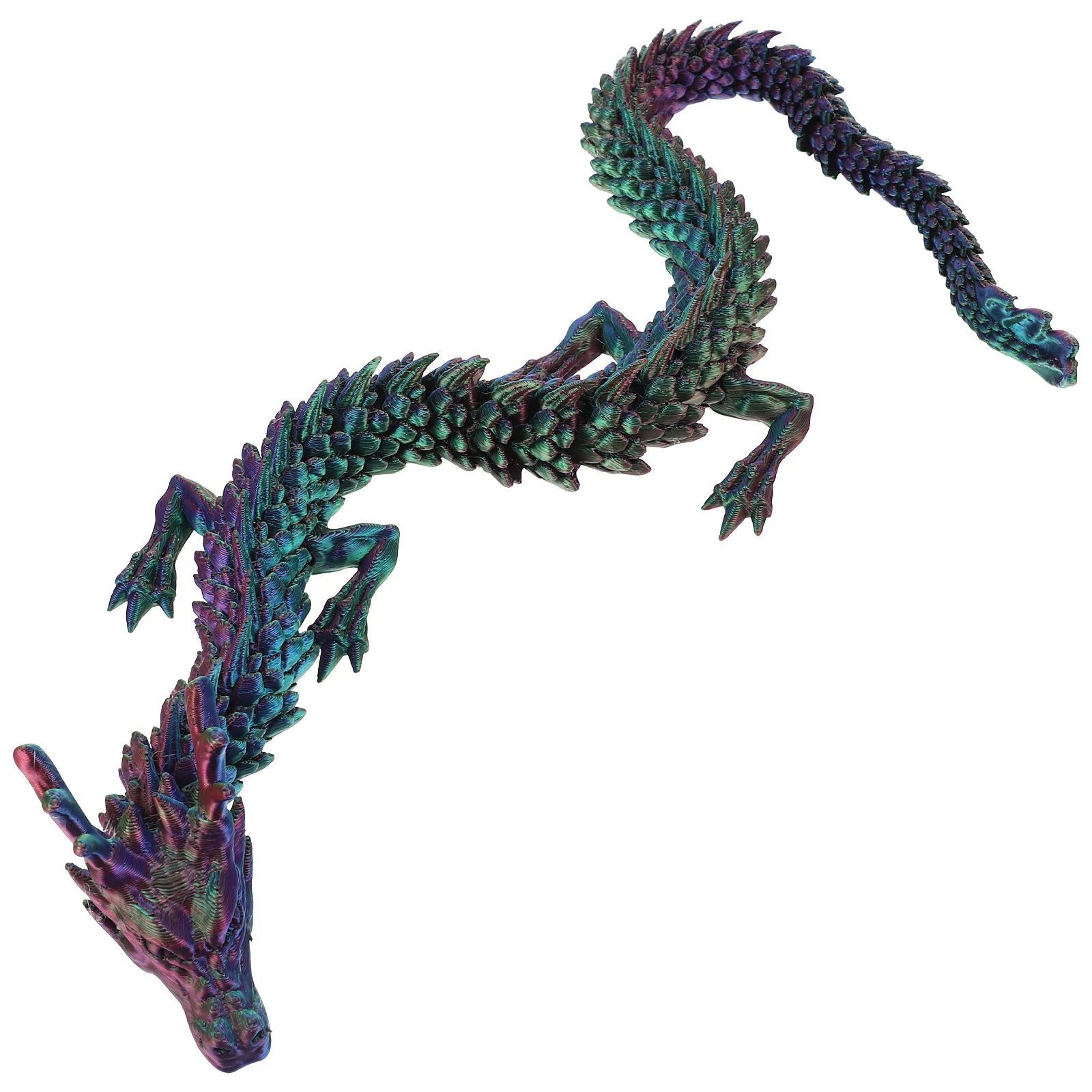 

Wear-resistant Dragon Sculpture Adorable Dragon Model Desktop Aquarium Dragon