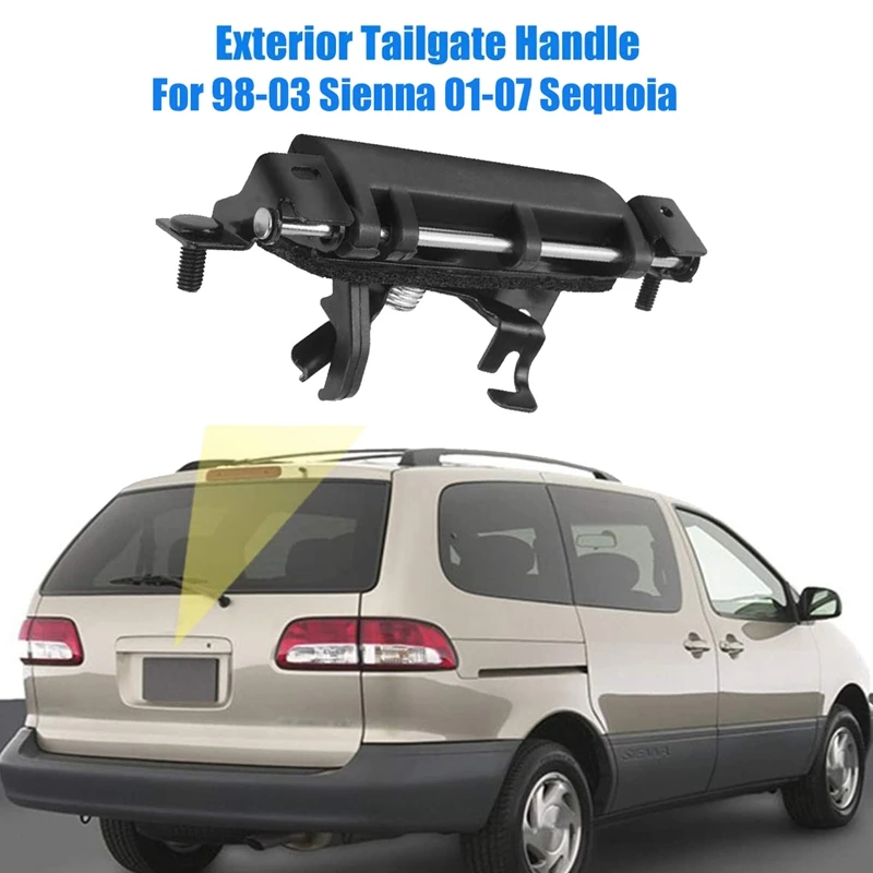 

Liftgate Tailgate Rear Back Hatch Latch Door Handle for Toyota 98-03 Sienna 01-07 Sequoia 69090-08010