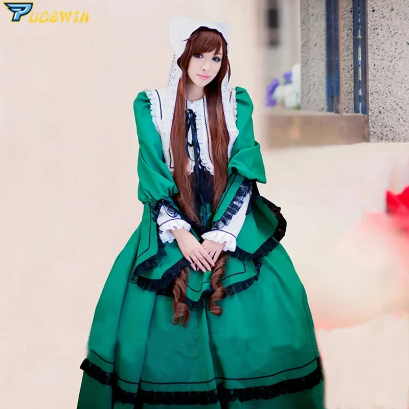 y Maiden SuiSeiSeki przebranie na karnawał zielona sukienka Halloween Jade Stern Sui seki