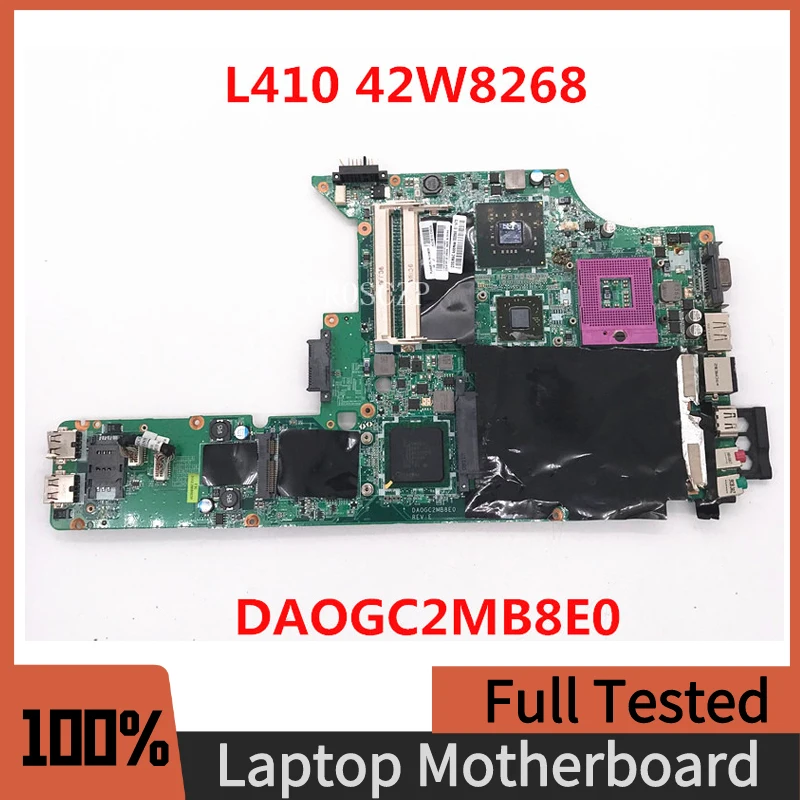 High Quality Mainboard For Lenovo L410 SL410 SL410K Laptop Motherboard 42W8268 DAOGC2MB8E0 DDR3 PM45 100% Full Working Well