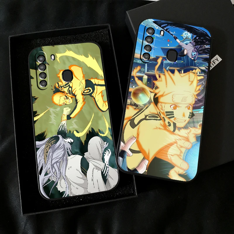 

Japan NARUTO Anime Phone Case For Samsung Galaxy A32 4G 5G A51 4G 5G A71 4G 5G A72 4G 5G Coque Carcasa Soft Liquid Silicon