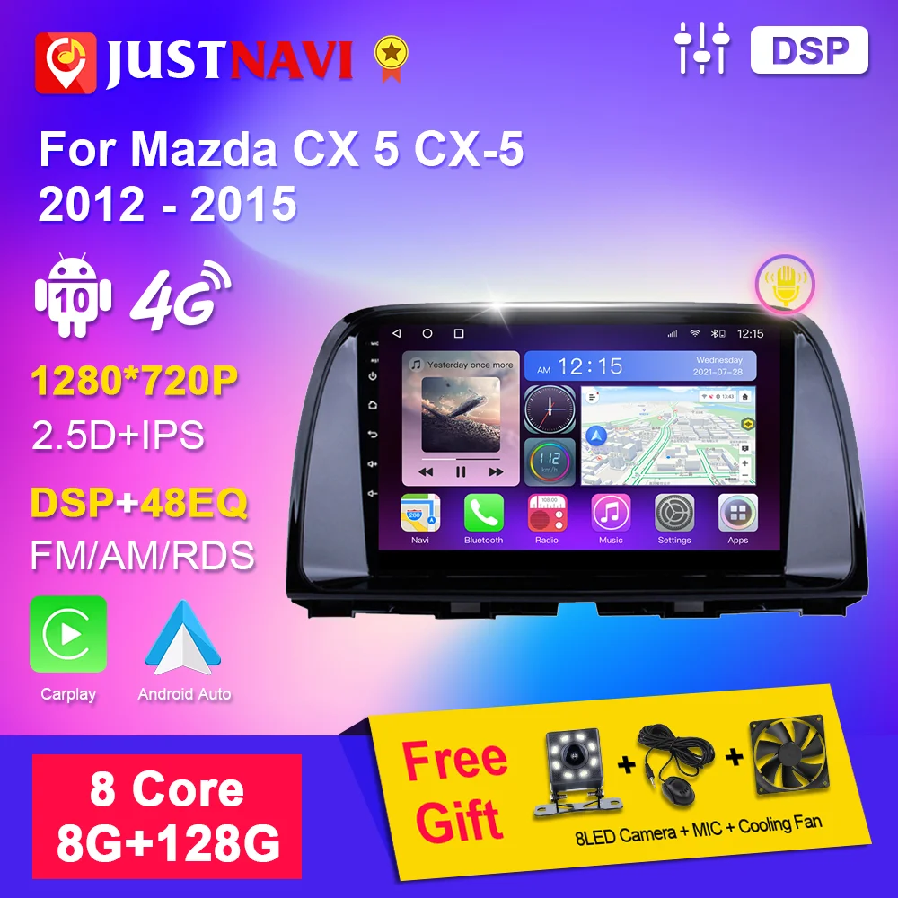 

Android Autoradio For Mazda CX 5 CX-5 2012 2013 2014 2015 Car Radio Stereo Multimedia Player Navigation GPS Carplay No 2 din DVD