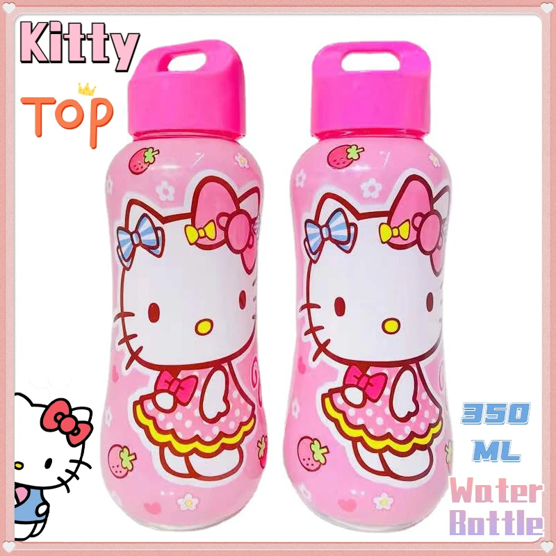 Бутылка для воды Hello Kitty 350 мл летняя детская портативная чашка езды на велосипеде