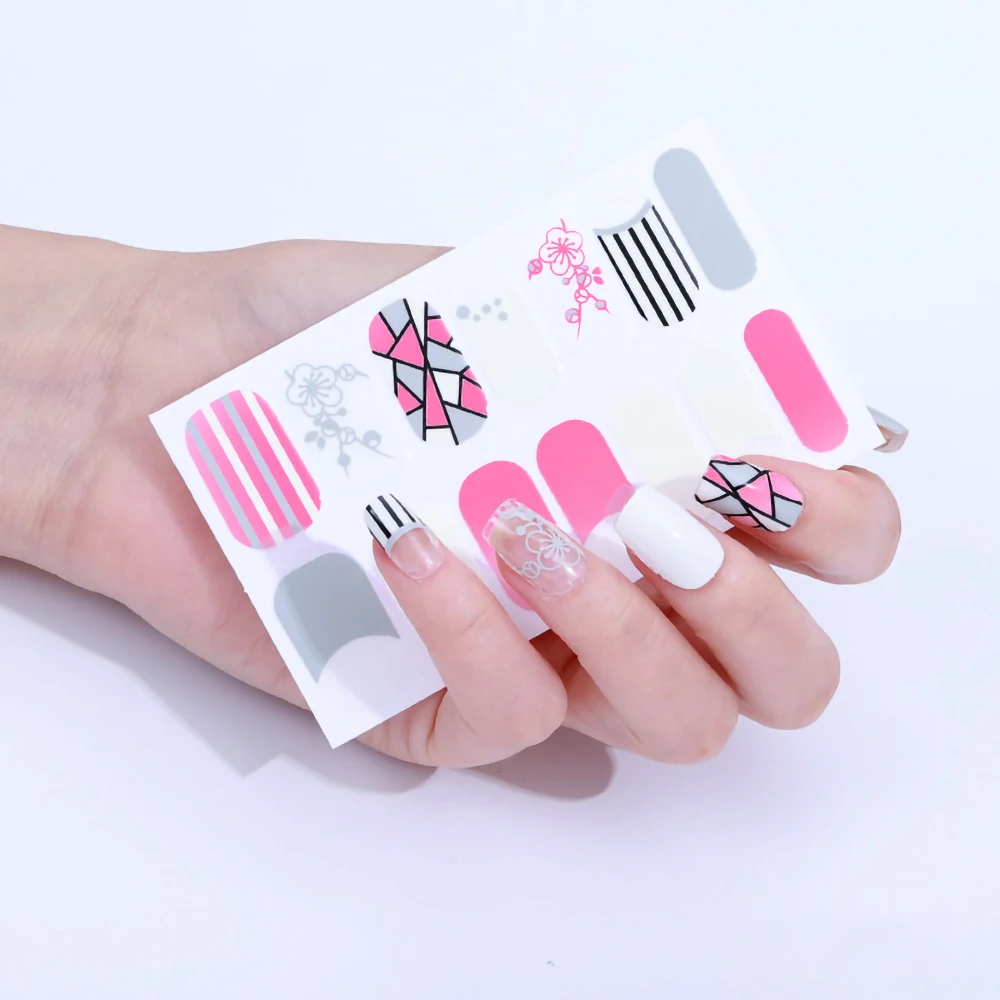 

10 шт./лот, дизайнерские искусственные накладные наклейки для ногтевого дизайна, гелевые декоративные наклейки, детали для маникюра, Перевод...
