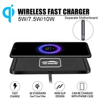 Charger Mat Silicone Mat Non-Slip Pad Holder Car Wireless Non-Slip Phone Charger Fast Charging For iPhone Samsung
