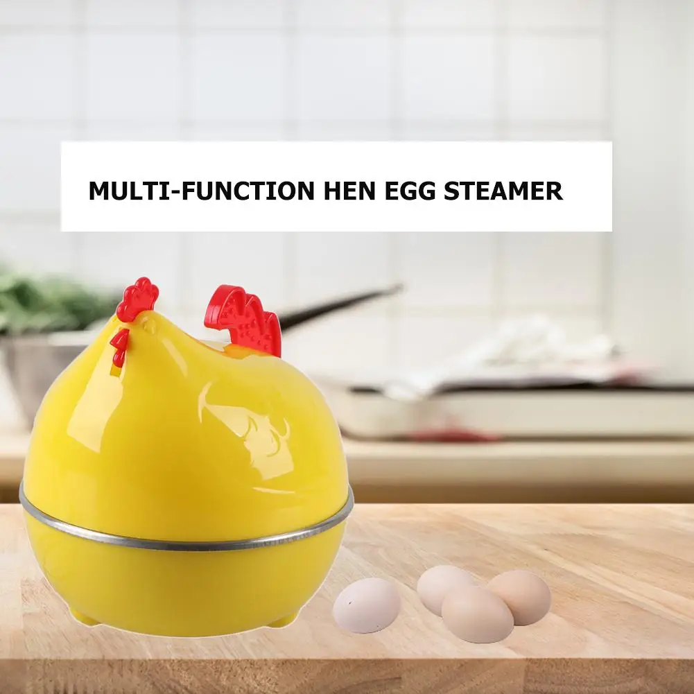 

Household Mini Cute Hen Shape Electric Egg Cooker Eggs Boiler Steamer EU