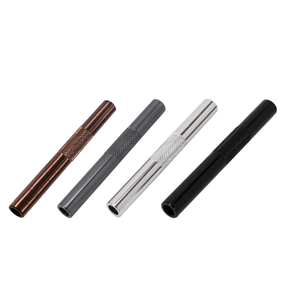 

3 Pcs Portable 70mm Sniffer Aluminum Pen Style Snuff Snorter Dispenser Metal Snuff Snorter Hose Tube Smoke Pipe Accessories