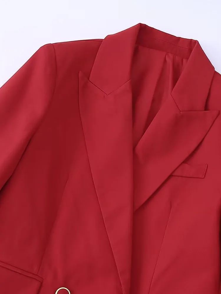 Женские повседневные Пиджаки Adherebling осенние элегантные офисные блейзеры с двумя