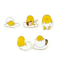 egg little yellow chicken duck womens brooch creative christmas cartoon enamel pin badges lapel pins new year gift friends