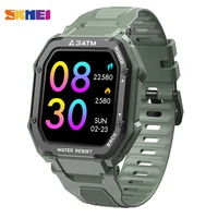 skmei 350mah men smart watch full touch screen waterproof heart rate monitor sports fitness tracker smartwatch for android ios