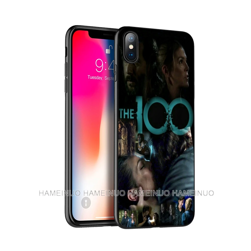 

Black tpu case for iphone 5 5s SE 2020 6 6s 7 8 plus X 10 XR XS 11 pro MAX silicon cover case The Hundred The 100 Tv Shows