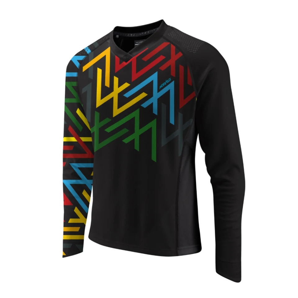 Дышащий Быстросохнущий Велосипедный Трикотаж Унисекс Для Мотокросса Езды На