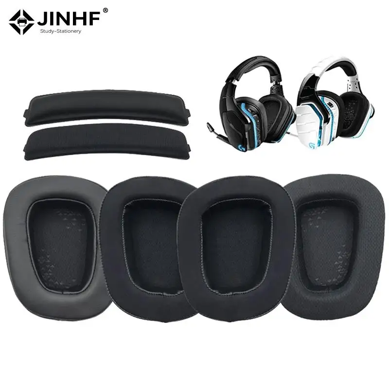 

Replacement Ear Pads Cushions Headband Kit For Logitech G633 G933 G635 G633S G933S Gaming Headset Earpads Foam Pillow Cover