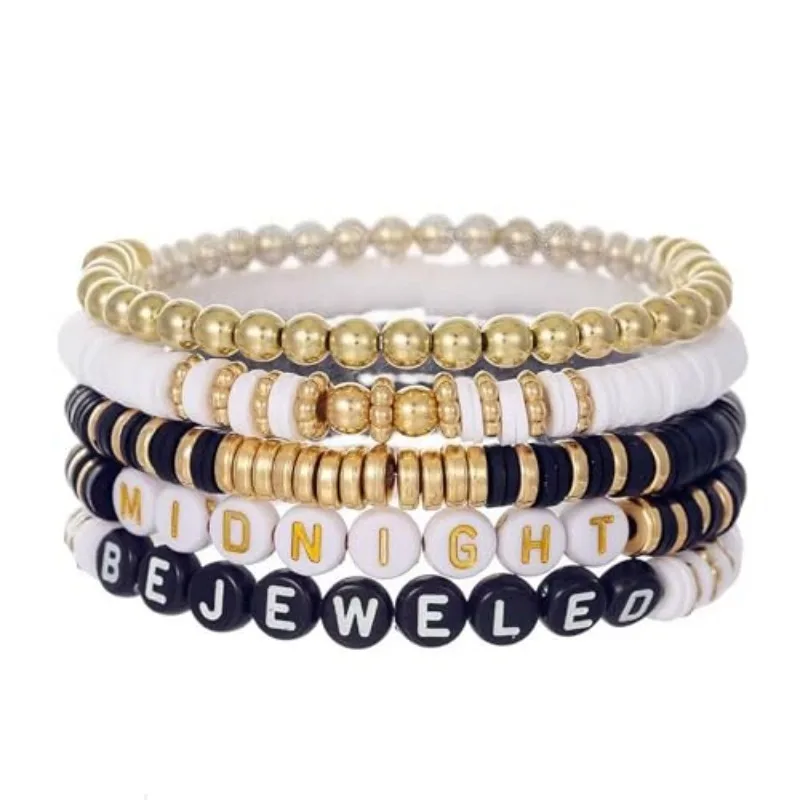 Браслеты дружбы Эра 5 шт. для любителей музыки Бесстрашная репутация дружба герши