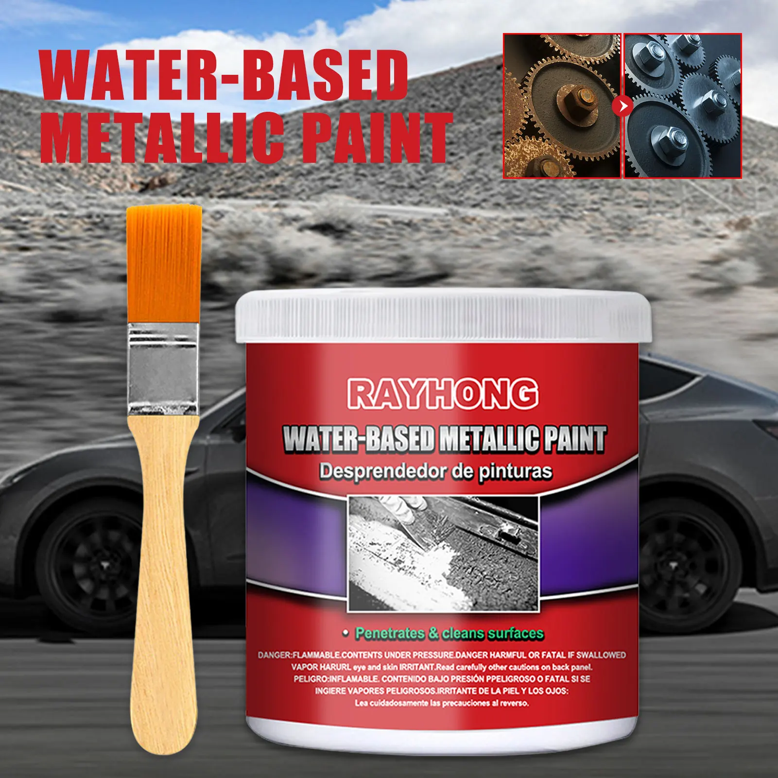 

Automotive Rust-free Rust Converter Primer Loose Rust Bolt Rust-proof Rust-proof Metal Renovation Remove Water-based Primer