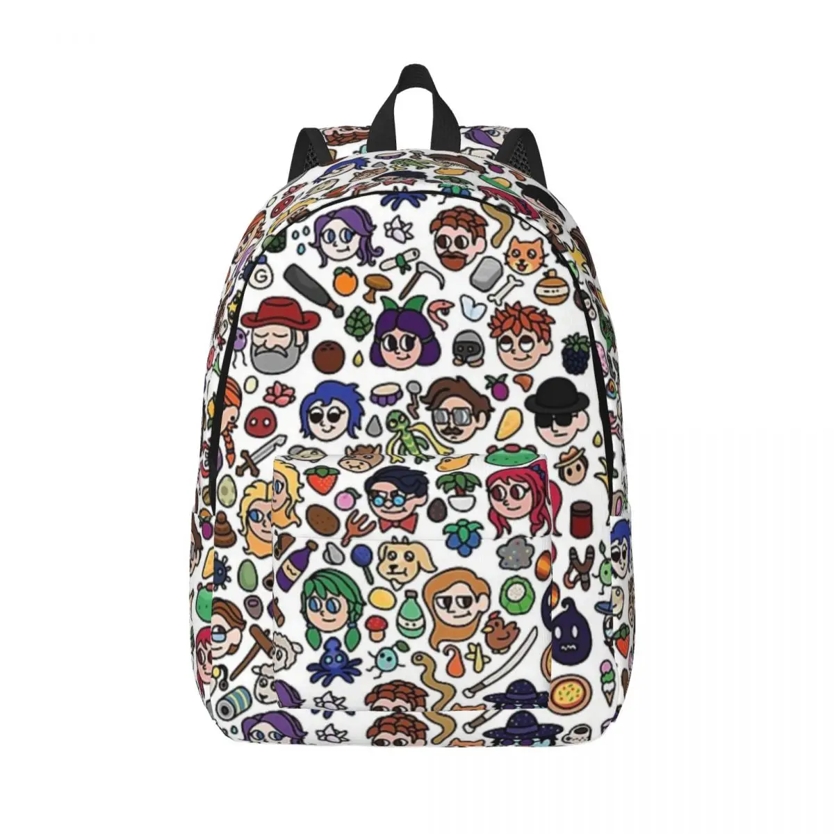 

Stardew Valley Doodle Woman Small Backpacks Bookbag Waterproof Shoulder Bag Portability Travel Rucksack Children School Bags