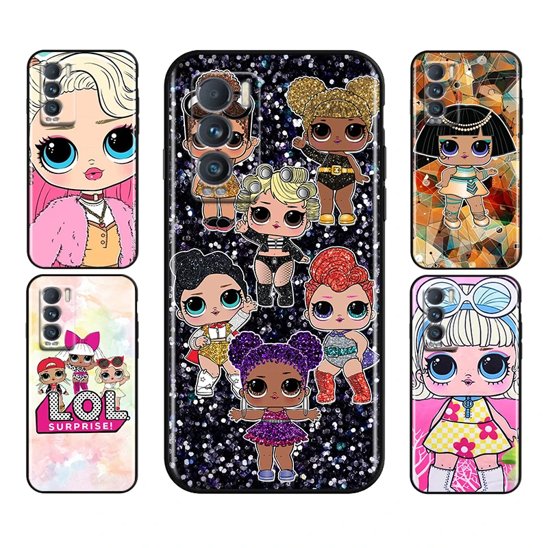 

L O L Dolls Cute Kids For Realme 9 9i 8 8i GT GT2 Neo Neo2 Master Pro C21 C20 C11 C20A C21Y Pro Phone Case Coque