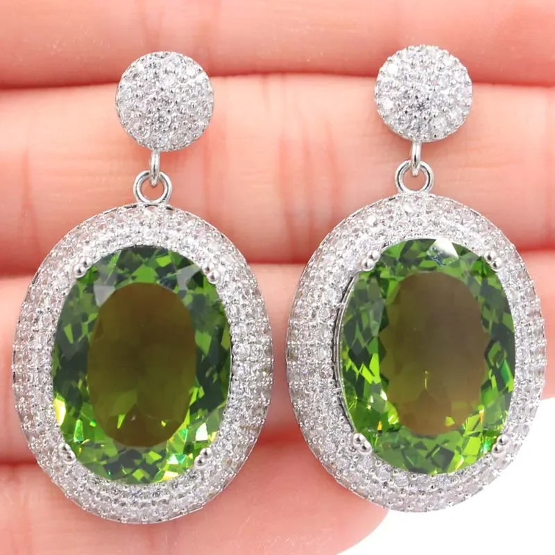 Длинные серьги из серебра 925 пробы 18 г