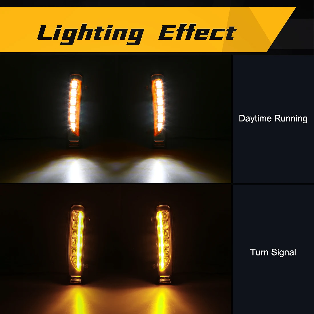 _ Дневные ходовые огни для Ford Edge 2009 2010 2011 2012 2013 2014 DRL динамический сигнал поворота