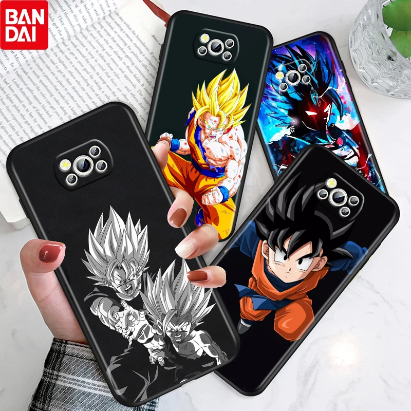 

Anime Boy Dragon Ball For Xiaomi Poco X3 NFC F3 GT M4 M3 M2 F2 X2 Pro TPU Silicone Soft Black Phone Case Cover Funda Coque Capa