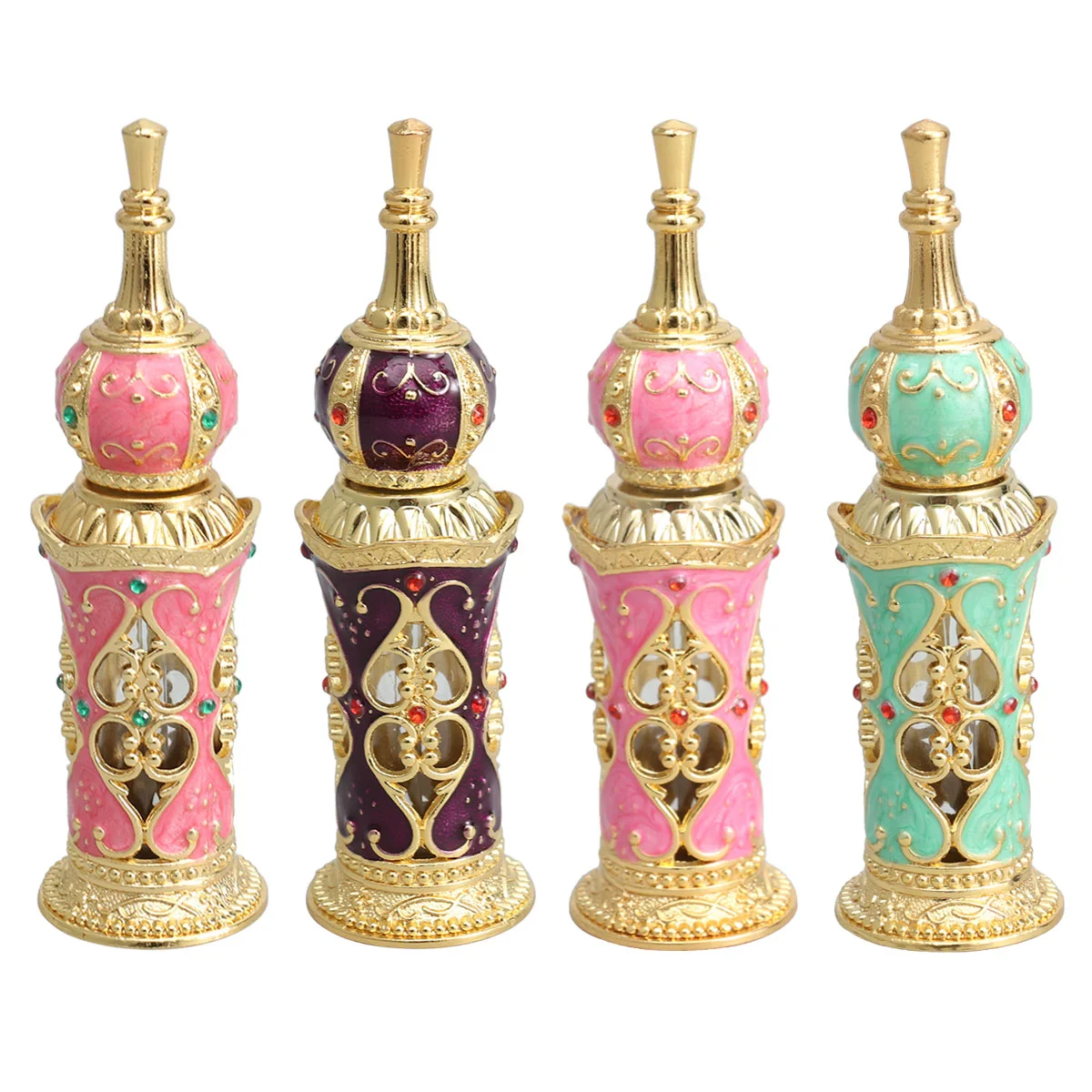 12 мл контейнер для макияжа с золотым декором флакон духов женщин путешествия