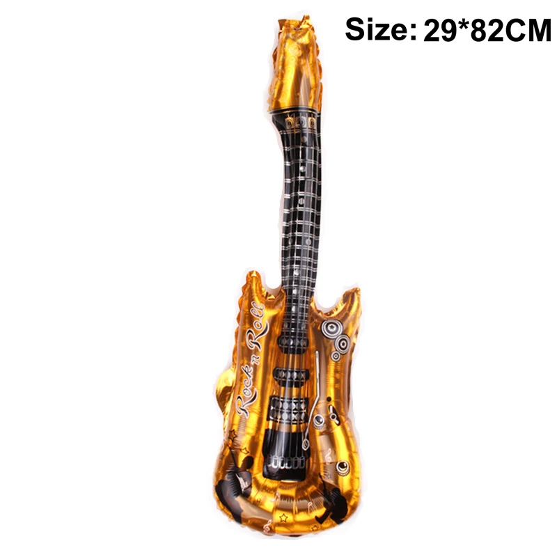 

Надувные гитары из фольги