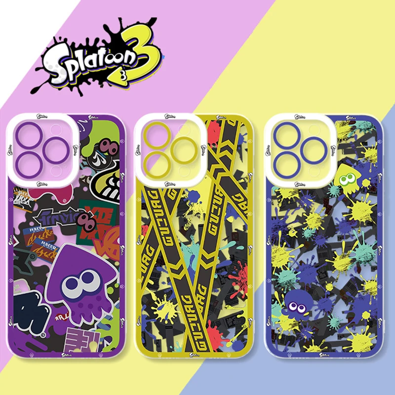 

Splatoon 3 Soft Case for Samsung Galaxy A04 A04S A04E A14 A34 A54 A13 A23 A33 A53 A73 A13 A51 A71 A12 A22 5G Silicone Back Cover