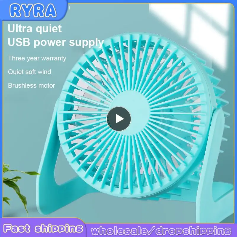 

Snowflake Fans Strong Airflow Portable Desktop Fan Quiet Operation Summer Air Cooler Electric Fans Small Fan Usb Charging Summer