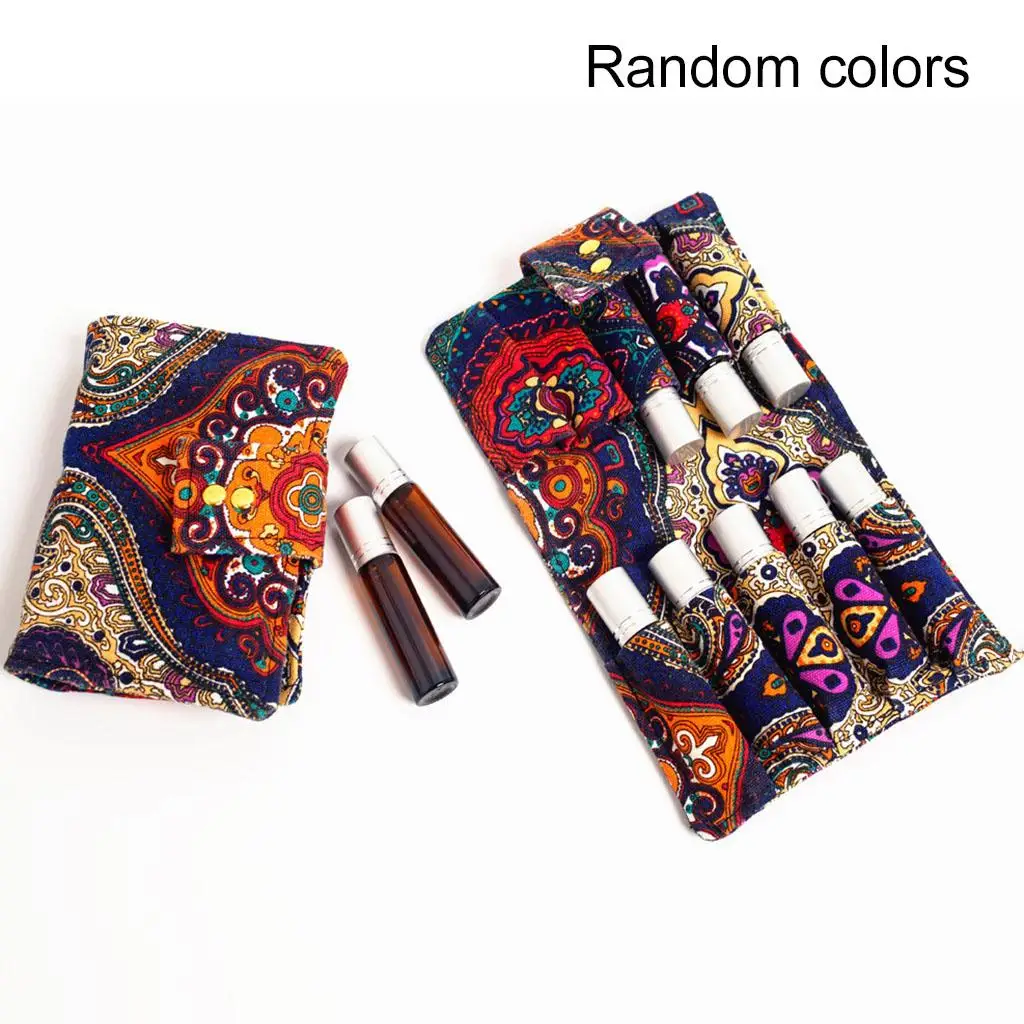 

10-bottle 10ml Essential Oil Storage Bag Nail Polish for Travel for Home