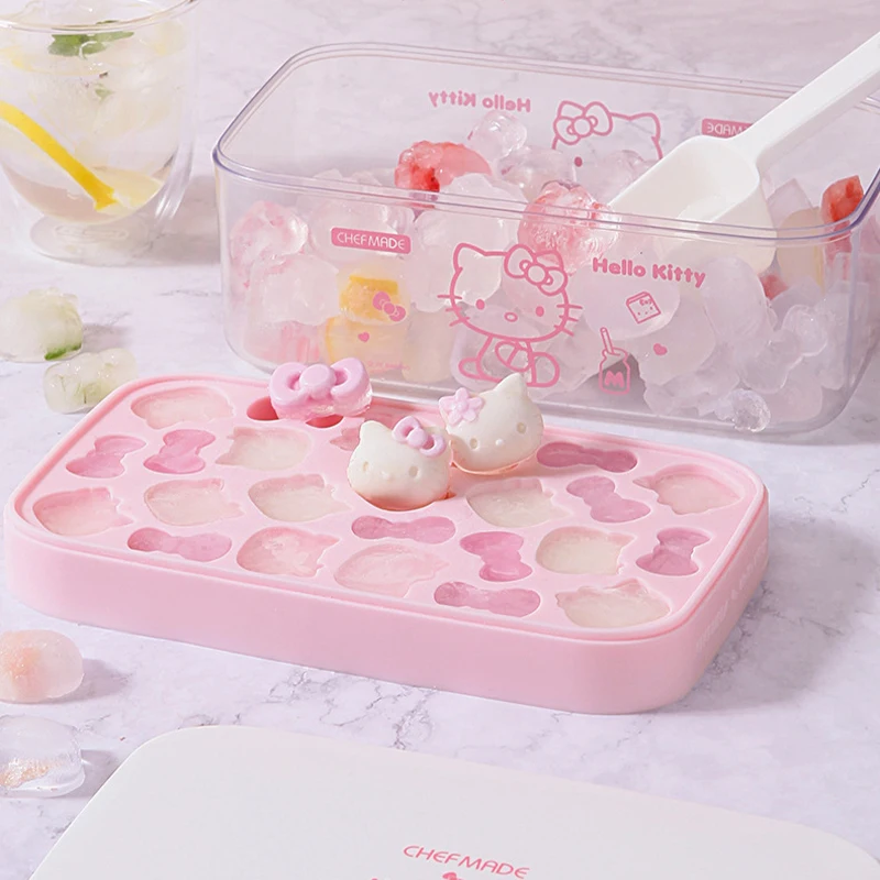 

Kawaii Hello Kitty летняя пресс-форма с рисунком аниме мультфильм силиконовая детская коробка для хранения кухонные инструменты аксессуары