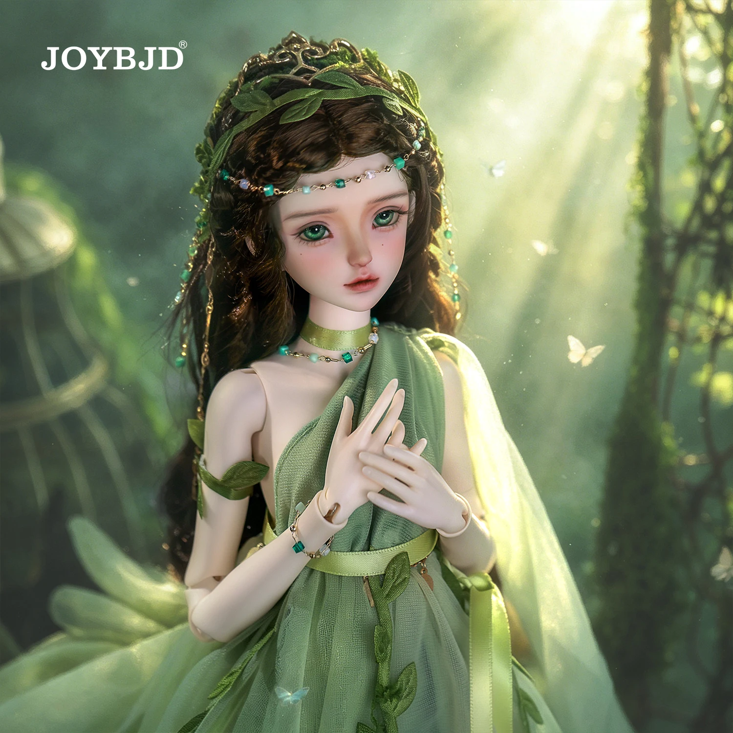 Фото Кукла BJD Fantasy Angel 1/4 Cali Full Set E в стиле лесного эльфа с телом Muxi, шарнирная кукла из полимерной смолы №2