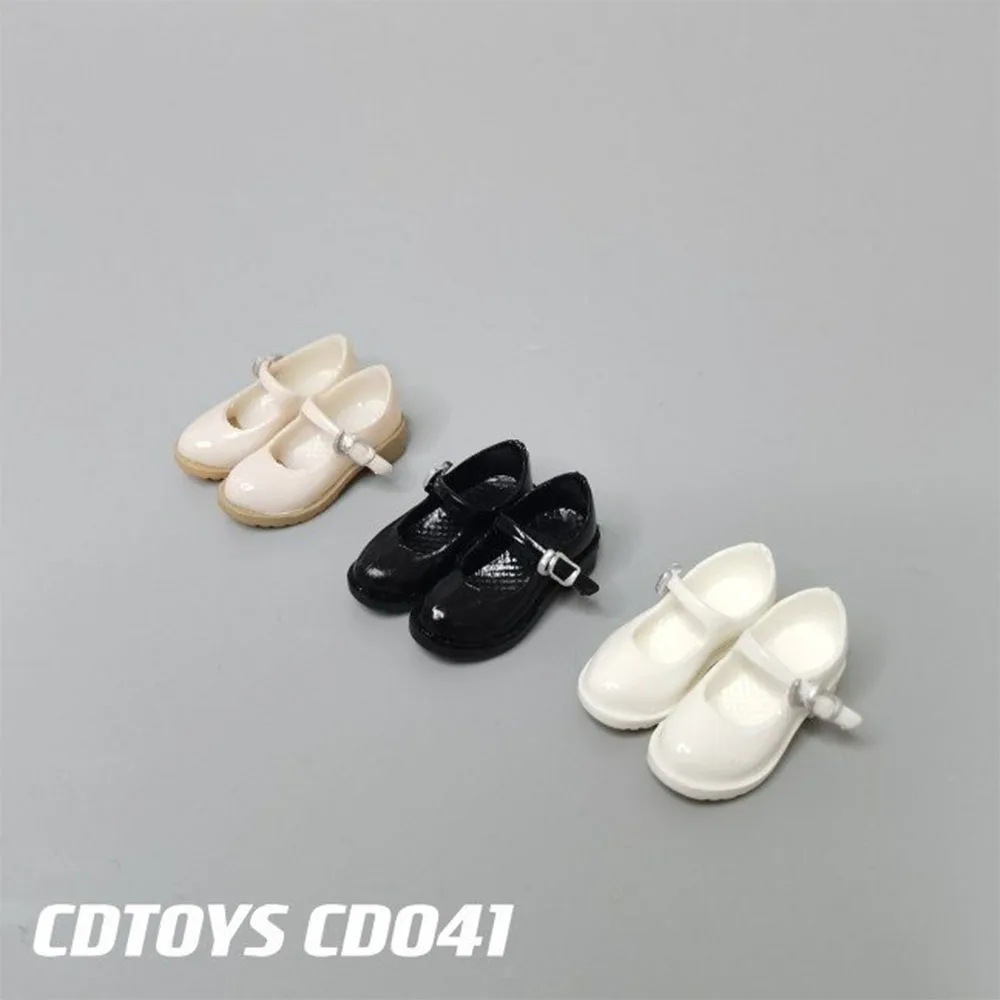 

cdtoys CD041 1/12 Schoolgirl JK Leather Flat Shoes Model Clothes Accessories Fit 6'' Female Soldier Action Body