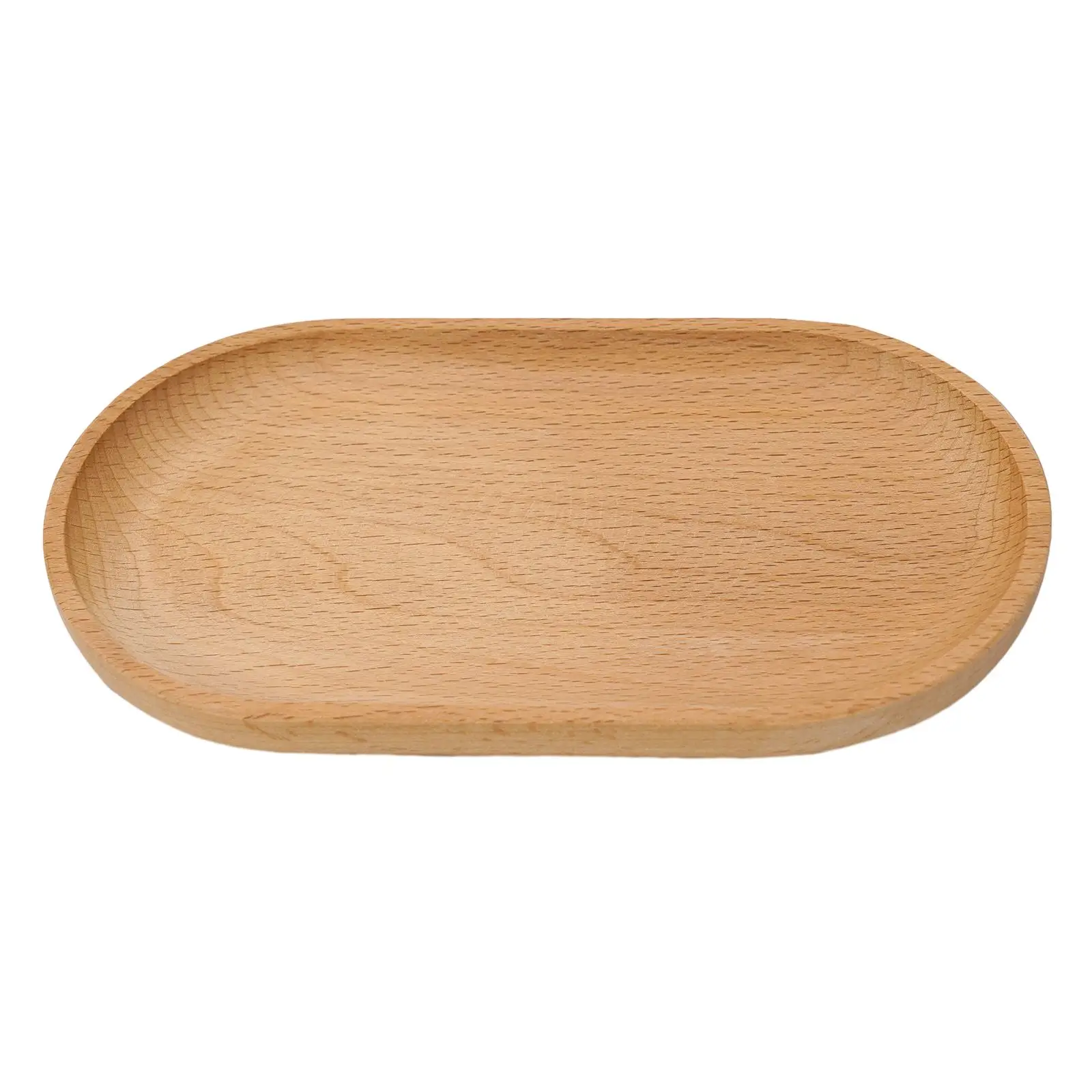 Японская посуда круглый поднос из цельного дерева мини-маленькая обеденная