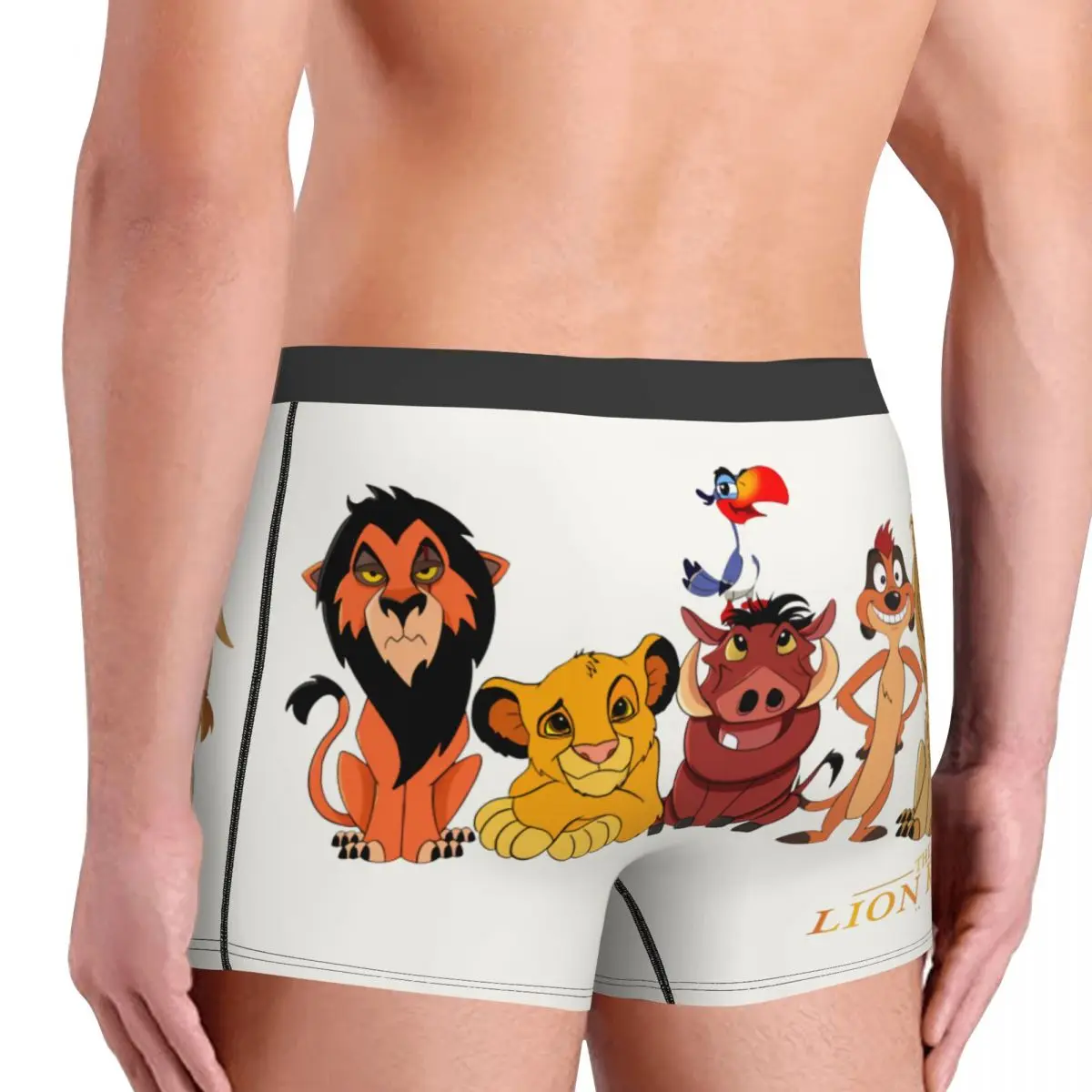 Король Лев Disney Фильм Трусы Хлопковые трусы Мужское нижнее белье Вентилируемые