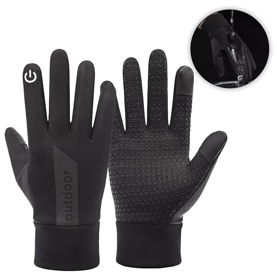 

Winter Waterproof Riding Gloves Men Women Touch Screen Anti-slip Outdoor Windproof Warmth Motorcycle Cycling Gloves
