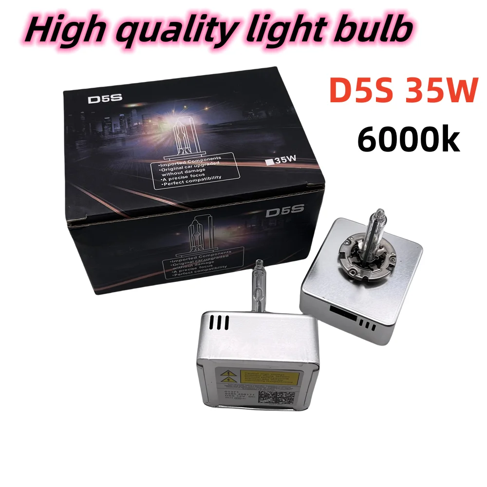 НОВЫЙ 2 шт. D5S 35 Вт 6000 К 12 В ксеноновая лампа для фар HID балласт яркости