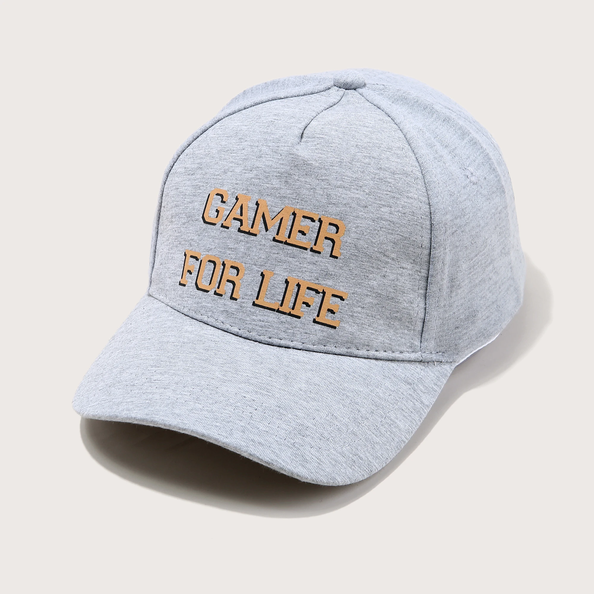 Детская бейсболка От 6 до 10 лет для мальчиков 100% хлопок однотонная серая геймеров