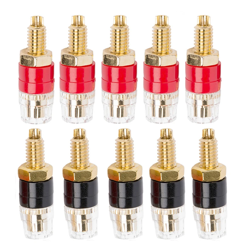 

10 шт., 4 мм коннектор для кабеля типа «банан»