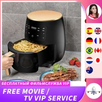kitchen 6l air fryer without oil capacity baking convection oven home intelligent purpose electric deep fryer