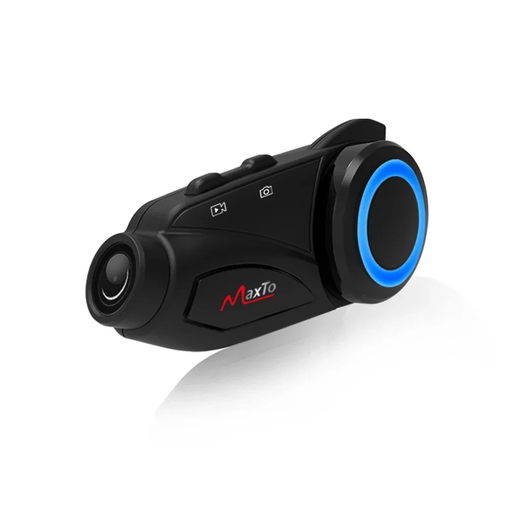 Фото Горячая продажа MaxTo M3 Шлемная гарнитура Bluetooth-домофон для мотоцикла №2