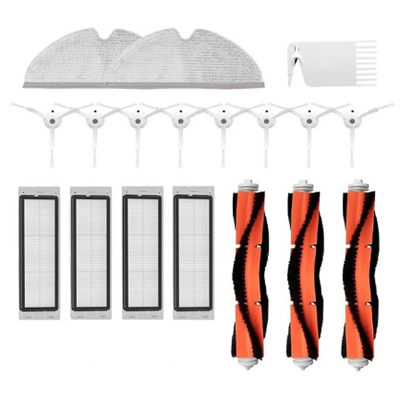 

Replacement For Xiaomi 1 / 1S Roborock S50 S51 S55 S6 T60 T61 T65 Main Brush Washable Hepa Filter Side Brush Kit