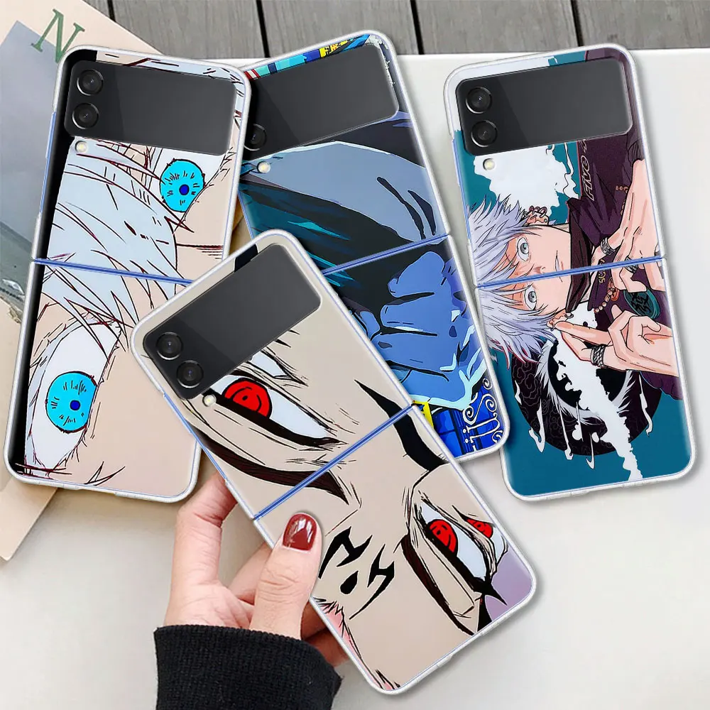 

Japan Anime Jujutsu Kaisen For Samsung Galaxy Z Flip 3 Case Folding anti-fall for Samsung ZFlip3 Z Flip3 5G Protective Cover